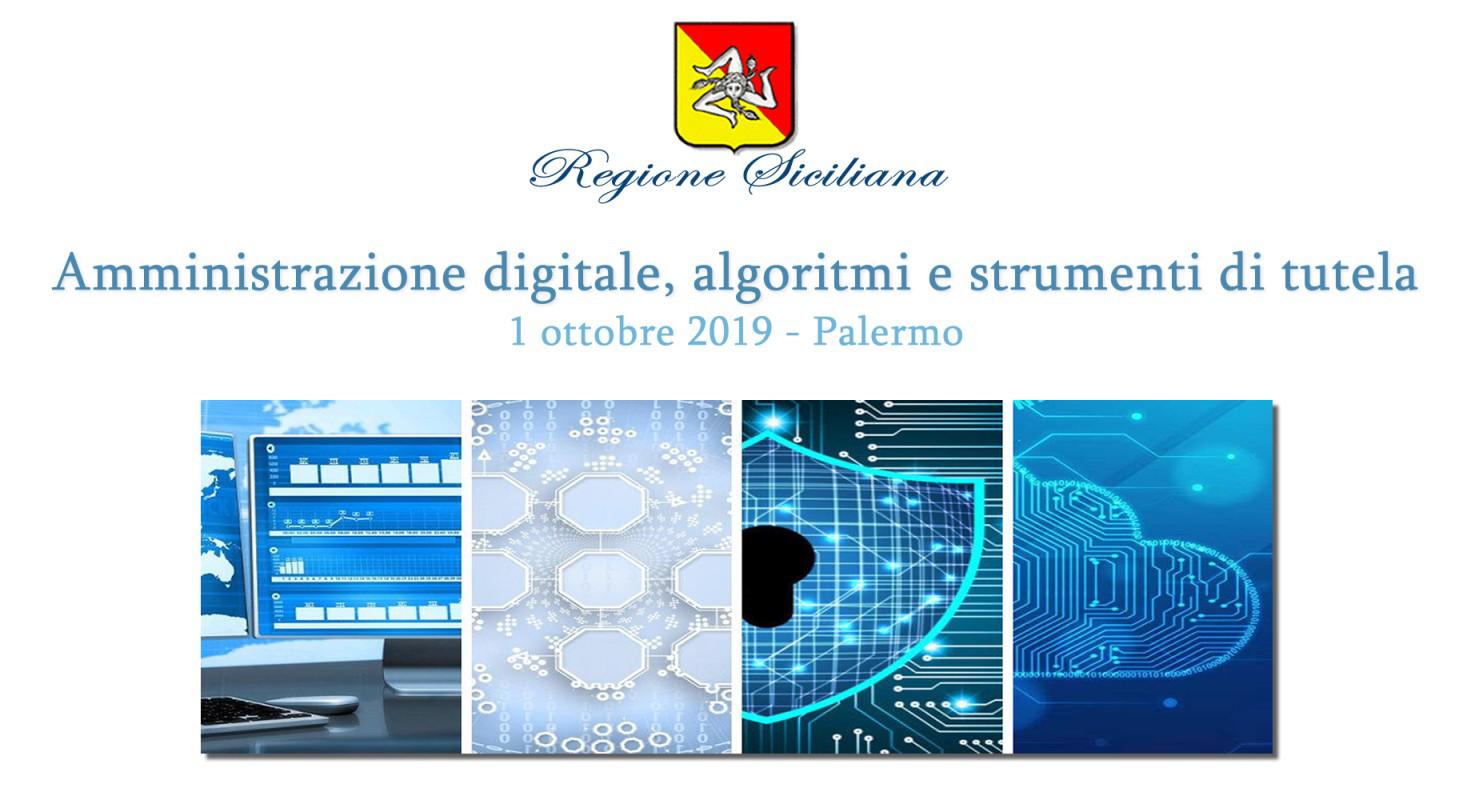 Amministrazione digitale, algoritmi e strumenti di tutela - Martedì 1 ottobre a Palermo